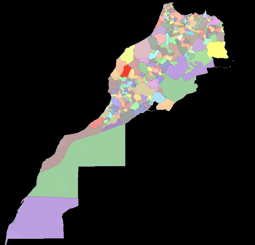Morocco Travel Map