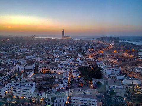6 Days from Marrakech to Sahara - Fes & Casablanca View over Casablanca, Morocco