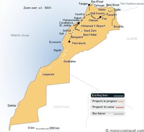 Morocco Safe Travel Map