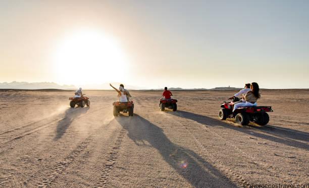 Turais Cairr Ceithre Rotha (ATV) i Merzouga sa Fhásach