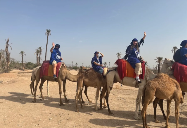 Camel Ride in the Agafay Desert at Sunset