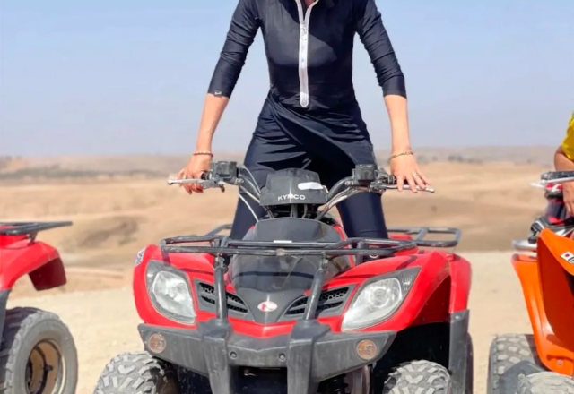 Quad Biking in the Agafay Desert from Marrakech