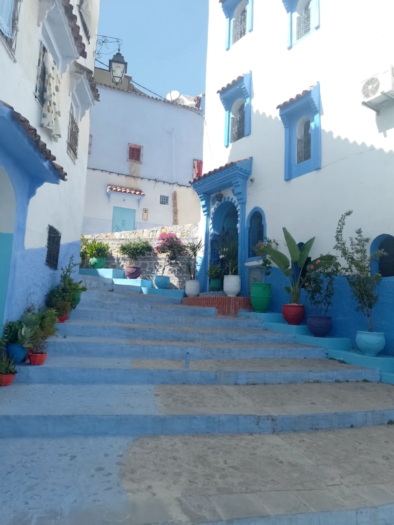 The blue streets of Chefchaouen