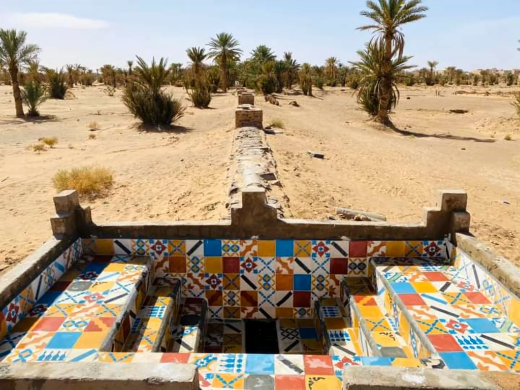 Teras mosaik di Hassi Labied, Merzouga